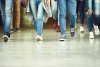 Students walking to class
