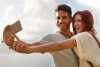 Young Couple taking a selfie.