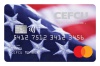 credit card design with US Flag design