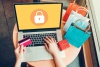 Shopping securely on a laptop