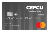 credit card design with Black and white pin stripe design