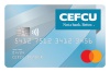 credit card design with Blue and grey curved design