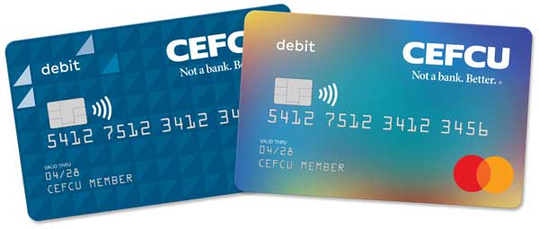 Assortment of Debit Cards grouped