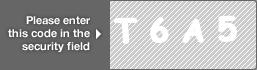 captcha code for visual authentication  letter T number 6 letter A number 5